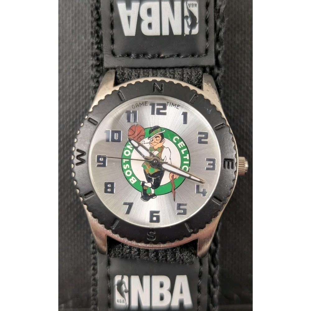 Vintage Boston Celtics NBA Game Time Watch Youth Quartz Basketball